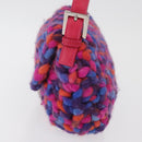 FENDI Mamma Baguette Schoudertas Wol Veelkleurig Auth yk20424SM-3