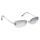 CHANEL Sonnenbrille Metall Silber CC Auth yk20425M-1