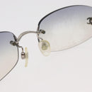 CHANEL Sonnenbrille Metall Silber CC Auth yk20425M-15