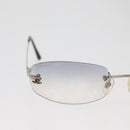 CHANEL Sonnenbrille Metall Silber CC Auth yk20425M-3