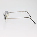 CHANEL Sonnenbrille Metall Silber CC Auth yk20425M-7