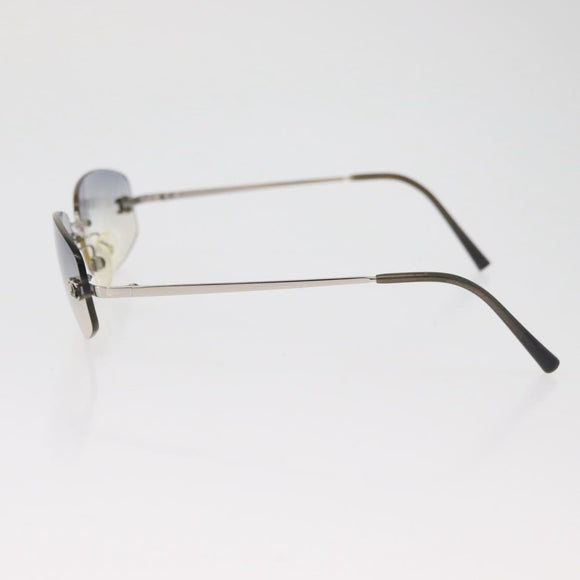CHANEL Sonnenbrille Metall Silber CC Auth yk20425M