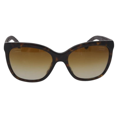 CHANEL Sunglasses metal Brown CC Auth yk20427 - 0