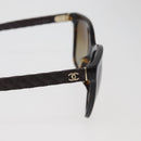 CHANEL Sunglasses metal Brown CC Auth yk20427-7