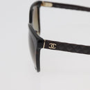 CHANEL Sunglasses metal Brown CC Auth yk20427-9
