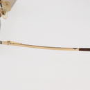 CHANEL Sunglasses metal Gold Tone CC Auth yk20428M-10