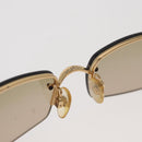 CHANEL Sunglasses metal Gold Tone CC Auth yk20428M-20