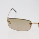 CHANEL Sunglasses metal Gold Tone CC Auth yk20428M-3