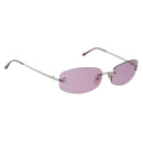 CHANEL Sunglasses metal Pink CC Auth yk20430M-1