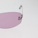 CHANEL Sunglasses metal Pink CC Auth yk20430M-5