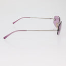 CHANEL Sunglasses metal Pink CC Auth yk20430M-6
