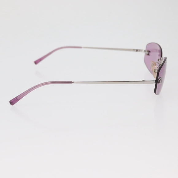 CHANEL Sunglasses metal Pink CC Auth yk20430M