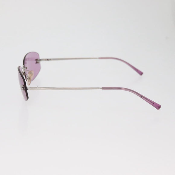CHANEL Sunglasses metal Pink CC Auth yk20430M