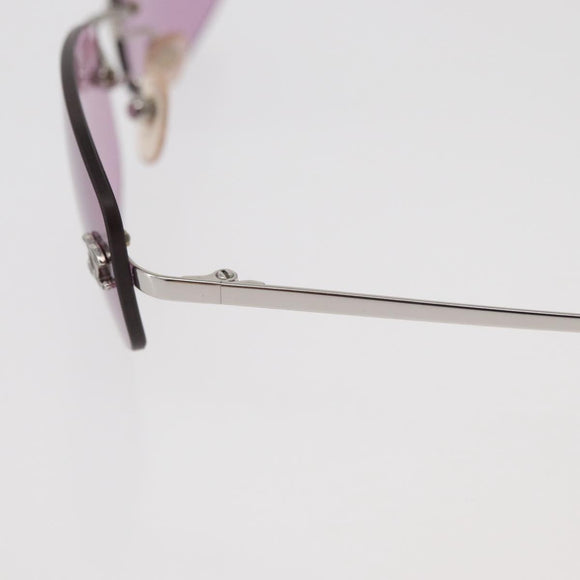 CHANEL Sunglasses metal Pink CC Auth yk20430M