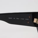 CHANEL Sunglasses plastic Black CC Auth yk20431-13