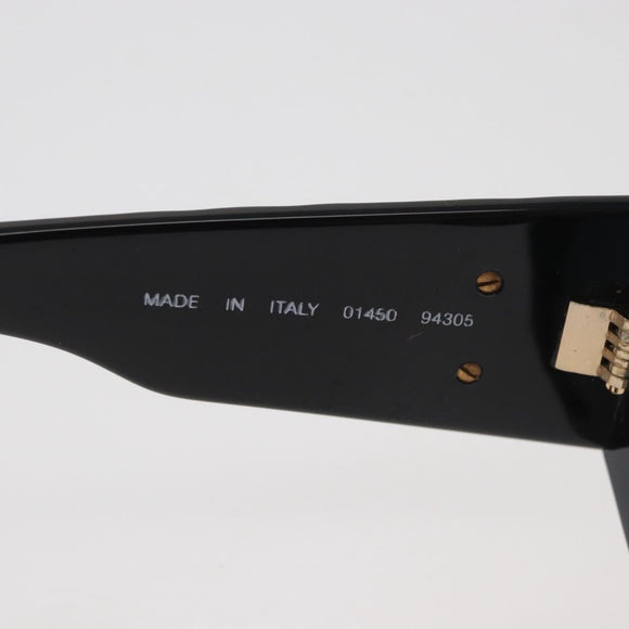 CHANEL Sunglasses plastic Black CC Auth yk20431