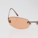 CHANEL Sunglasses metal Orange CC Auth yk20432M-3