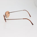 CHANEL Sunglasses metal Orange CC Auth yk20432M-7