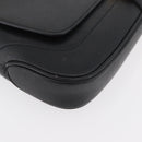 GUCCI Jackie Shoulder Bag Leather Black Gold 001 3824 Auth yk20433-11