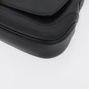 GUCCI Jackie Shoulder Bag Leather Black Gold 001 3824 Auth yk20433-12