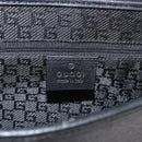 GUCCI Jackie Shoulder Bag Leather Black Gold 001 3824 Auth yk20433-17