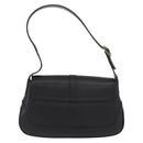 GUCCI Jackie Shoulder Bag Leather Black Gold 001 3824 Auth yk20433-3