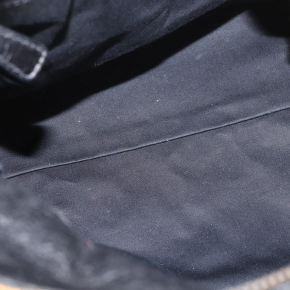 Miu Miu Handtas Leer 2-weg Zwart Goud Auth yk20440SAM
