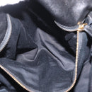 Miu Miu Handtas Leer 2-weg Zwart Goud Auth yk20440SAM-23