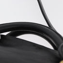 Miu Miu Handtas Leer 2-weg Zwart Goud Auth yk20440SAM-8