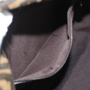 FENDI Zucca Canvas Mamma Baguette Umhängetasche Schwarz Braun Auth yk20443SAM-25