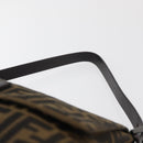 FENDI Zucca Canvas Mamma Baguette Umhängetasche Schwarz Braun Auth yk20443SAM-8