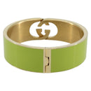GUCCI Cuffs Bracelet metal S Green Auth yk20445M-3