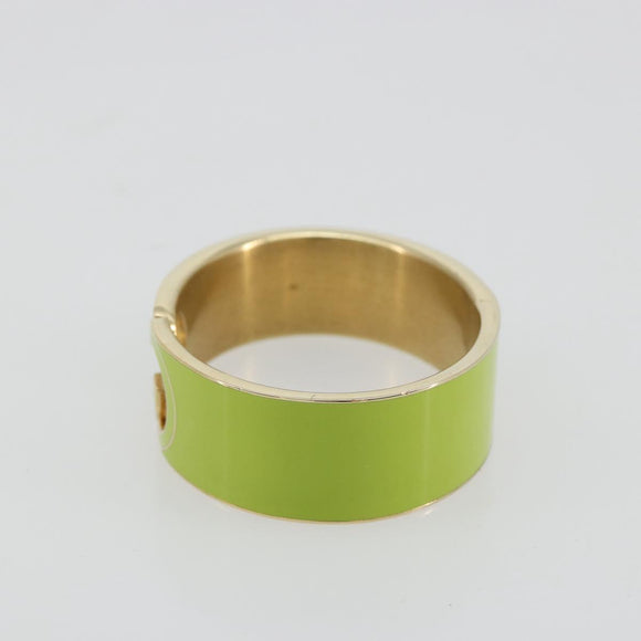 GUCCI Cuffs Bracelet metal S Green Auth yk20445M