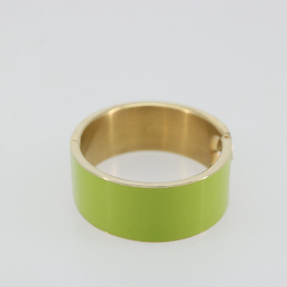 GUCCI Cuffs Bracelet metal S Green Auth yk20445M