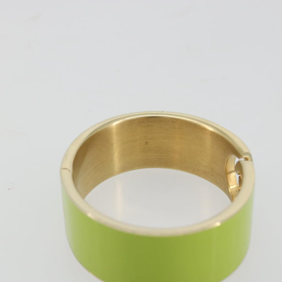 GUCCI Cuffs Bracelet metal S Green Auth yk20445M