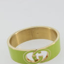 GUCCI Cuffs Bracelet metal S Green Auth yk20445M-9
