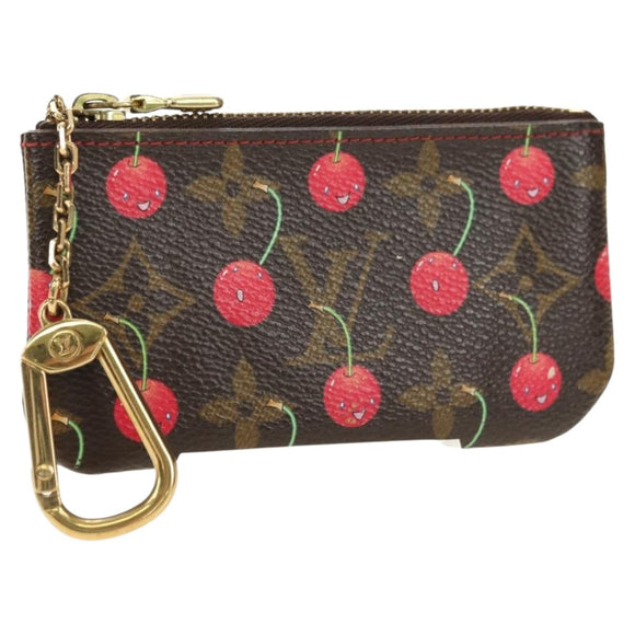 LOUIS VUITTON Monogram Cherry Pochette Cles Coin Purse M95042 LV Auth yk20447M