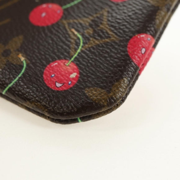 LOUIS VUITTON Monogram Cherry Pochette Cles Coin Purse M95042 LV Auth yk20447M