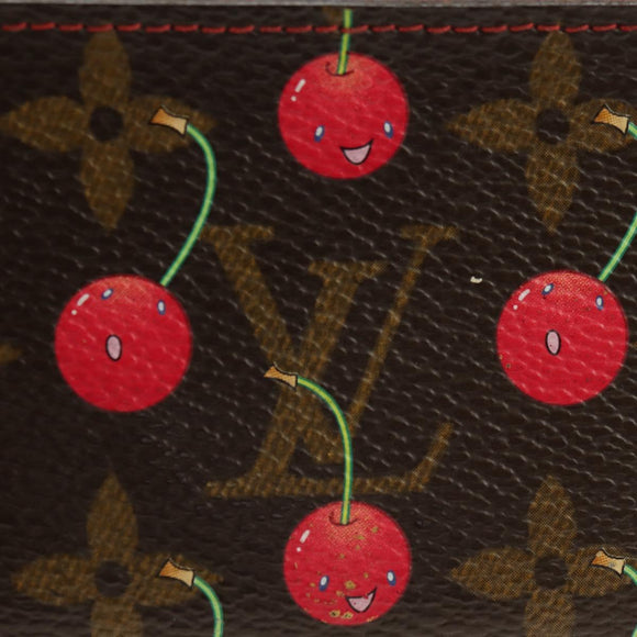 LOUIS VUITTON Monogram Cherry Pochette Cles Coin Purse M95042 LV Auth yk20447M
