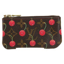 LOUIS VUITTON Monogram Cherry Pochette Cles Coin Purse M95042 LV Auth yk20447M-13