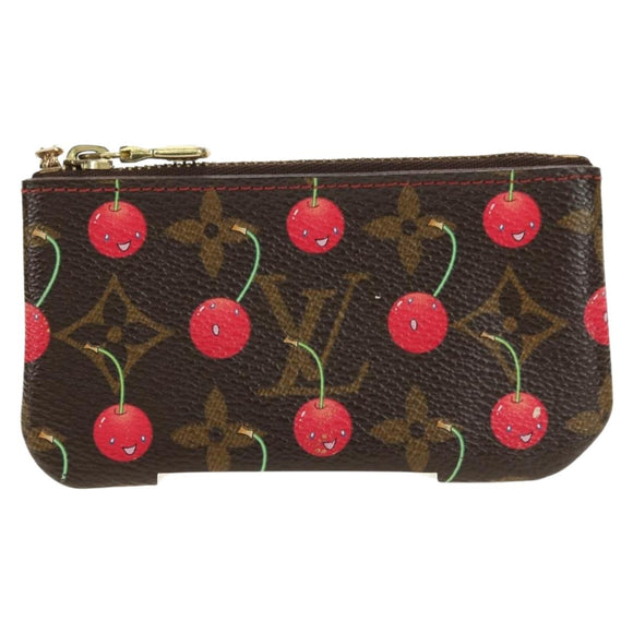 LOUIS VUITTON Monogram Cherry Pochette Cles Coin Purse M95042 LV Auth yk20447M