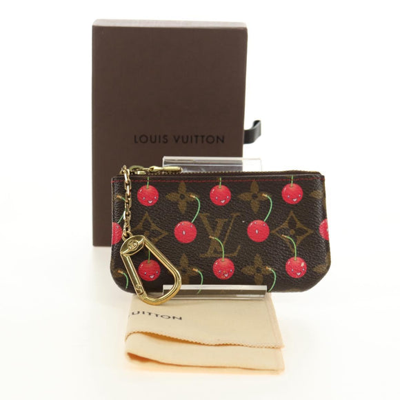 LOUIS VUITTON Monogram Cherry Pochette Cles Coin Purse M95042 LV Auth yk20447M