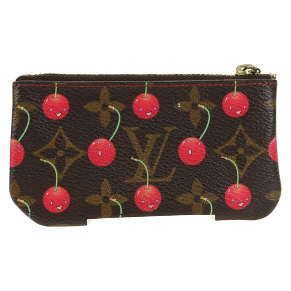 LOUIS VUITTON Monogram Cherry Pochette Cles Coin Purse M95042 LV Auth yk20447M