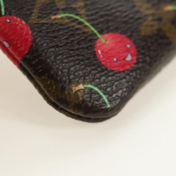 LOUIS VUITTON Monogram Cherry Pochette Cles Coin Purse M95042 LV Auth yk20447M