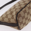 GUCCI GG Canvas Sherry Line Hand Bag Beige Gold 141809 Auth yk20448SAV-8