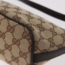 GUCCI GG Canvas Sherry Line Hand Bag Beige Gold 141809 Auth yk20448SAV-17