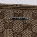 GUCCI GG Canvas Sherry Line Hand Bag Beige Gold 141809 Auth yk20448SAV-18
