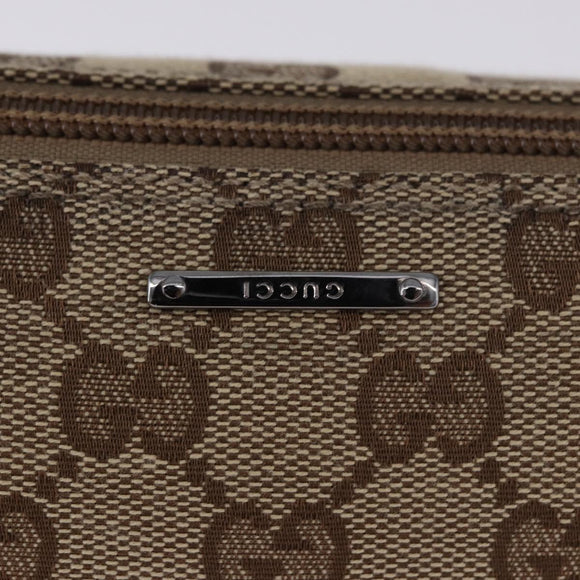 GUCCI GG Canvas Sherry Line Hand Bag Beige Gold 141809 Auth yk20448SAV