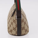 GUCCI GG Canvas Sherry Line Hand Bag Beige Gold 141809 Auth yk20448SAV-4