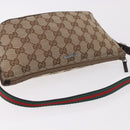 GUCCI GG Canvas Sherry Line Hand Bag Beige Gold 141809 Auth yk20448SAV-6